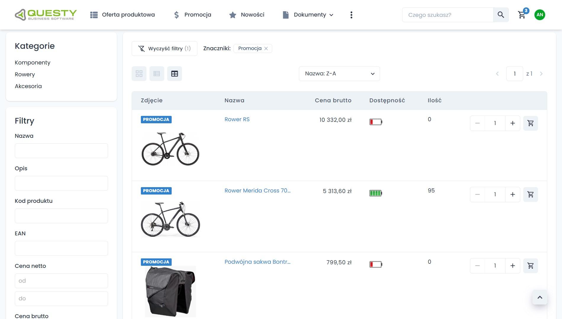 Promowanie B2B za pomocą indywidualnych cen i promocji.